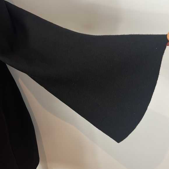 D. Exterior Black Wool Knit Sweater Jacket made in Italy - Picture 11 of 17